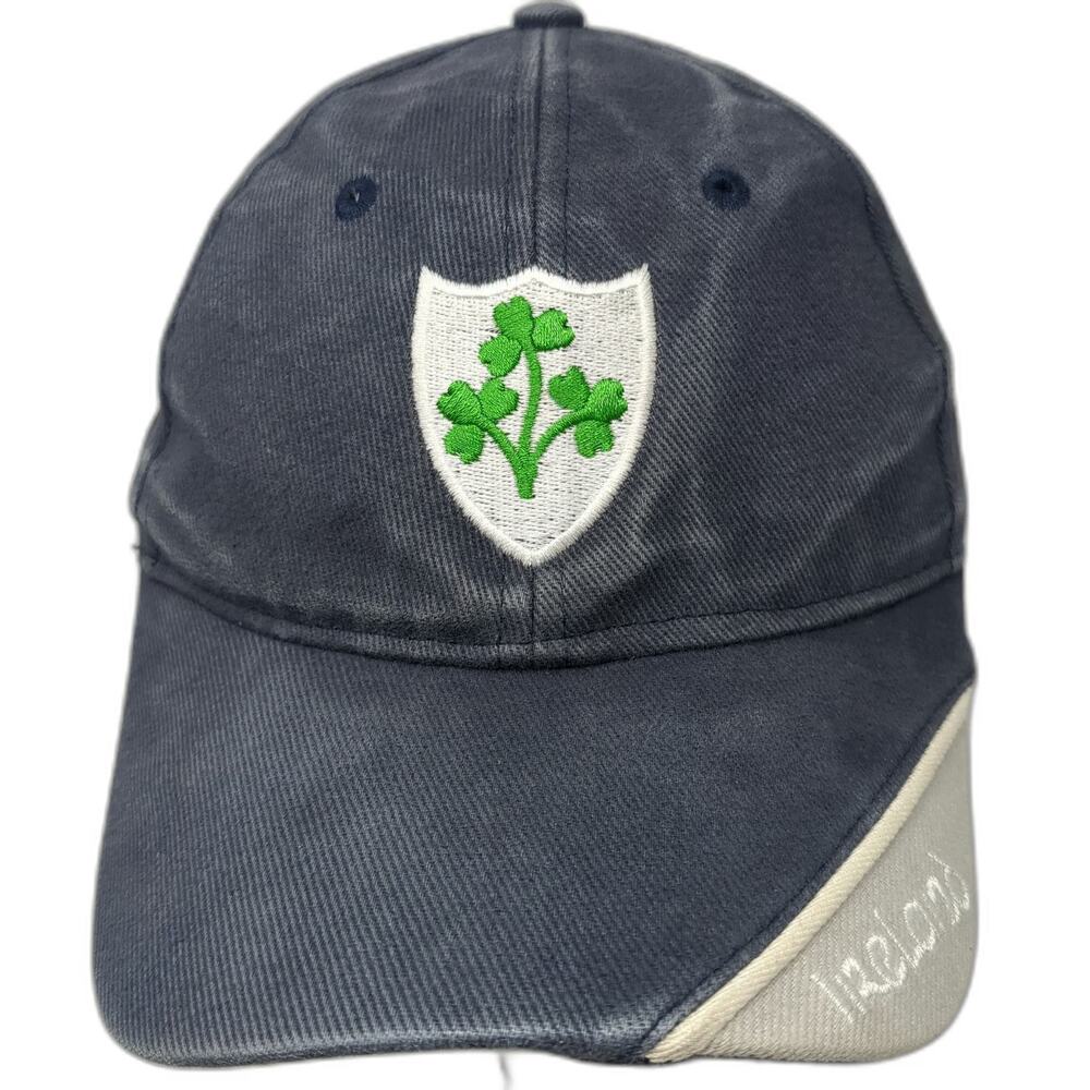 Dolmen Clothing Baseball Cap Blue White Green One Size Ireland Shamrocks Hat